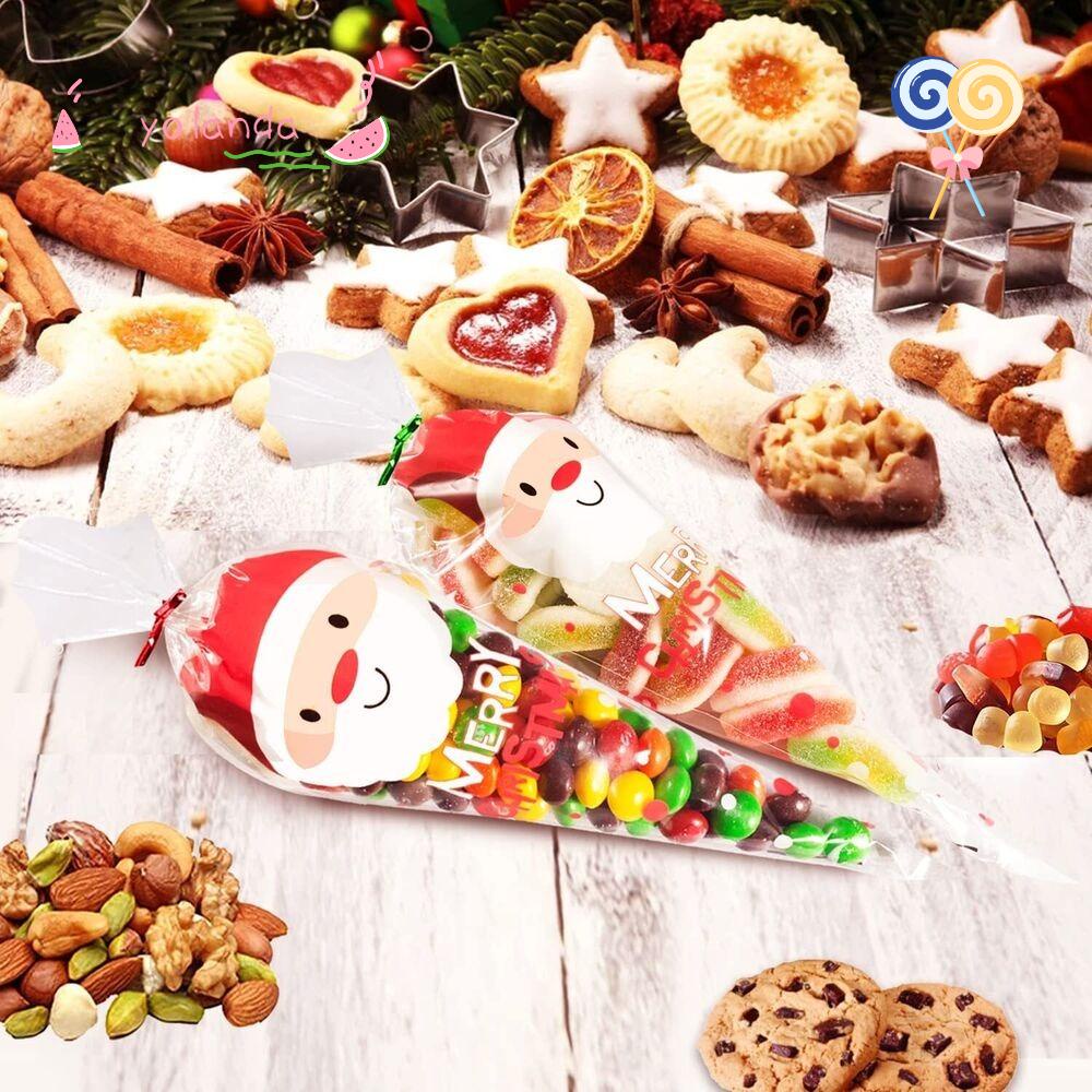 Bộ 100 Dây Buộc Cellophane Dùng Trang Trí Tiệc Giáng Sinh