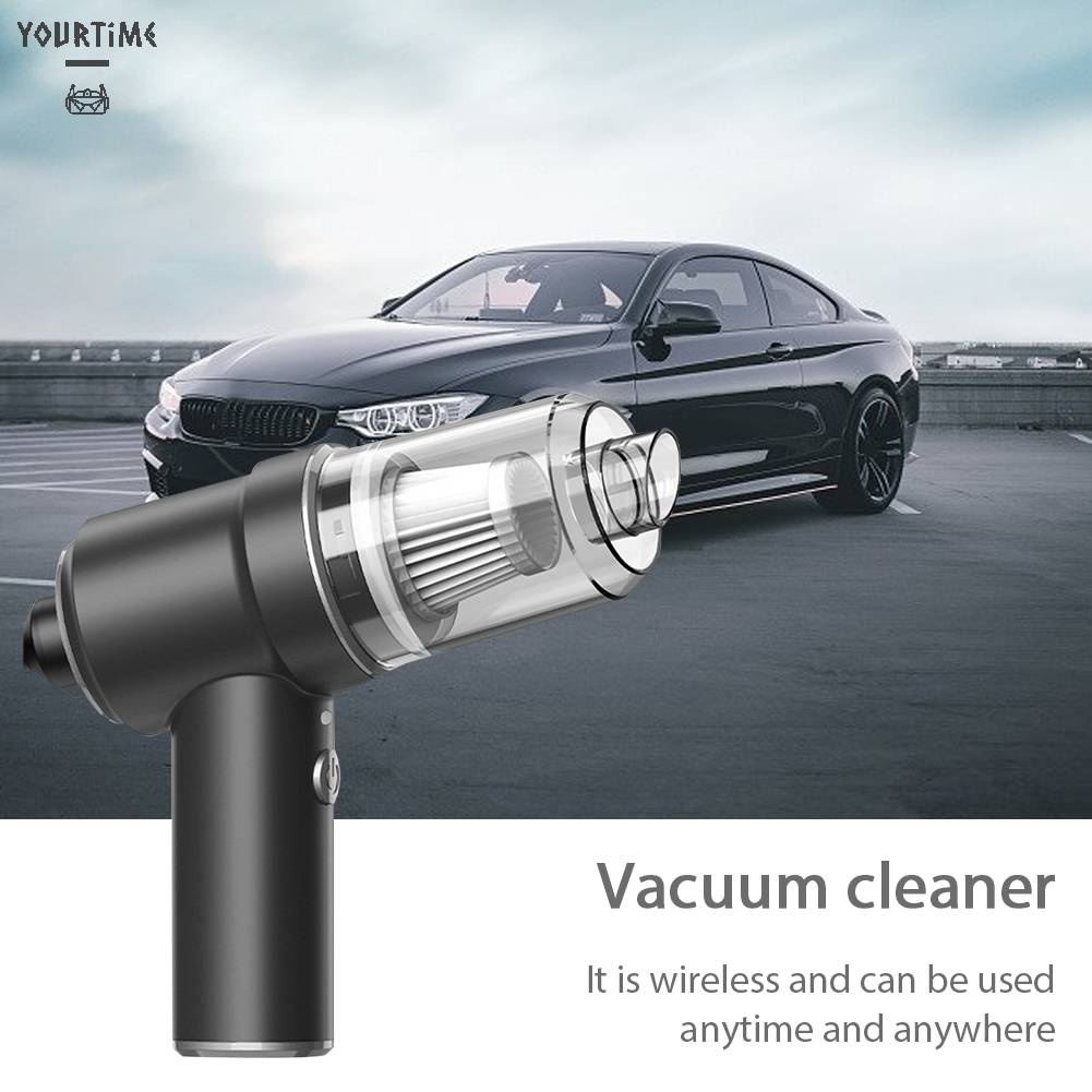 Máy Hút Bụi Cầm Tay Không Dây Công Suất Cao 4000mAh 120W Chuyên Dùng Cho Xe Hơi