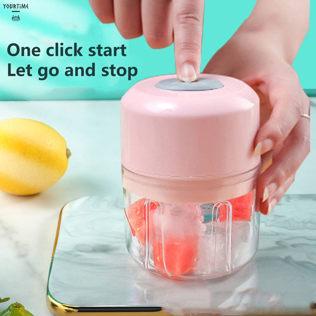 Máy Xay Đá Viên Cầm Tay Tiện Dụng Cho Nhà Bếp / Gym / Du Lịch / Văn Phòng