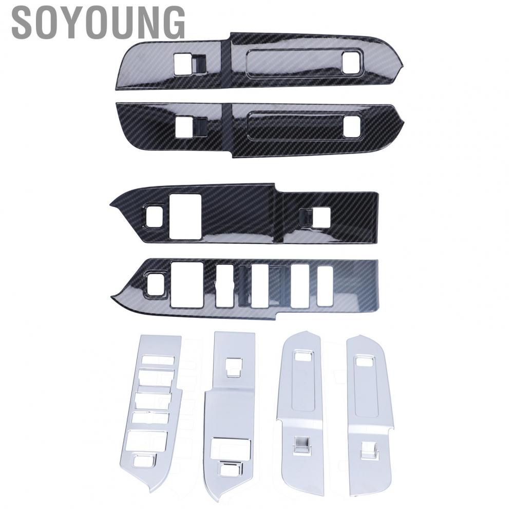 Soyoung Window Switch Panel Trim Frame Decoration Fit for Land Rover Defender 2020-2021 RHD