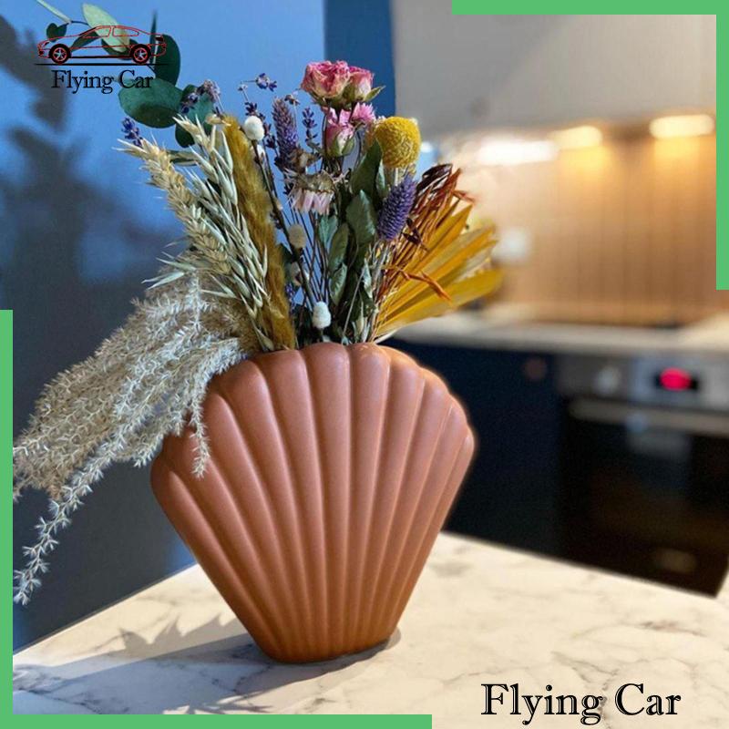 Lọ Hoa Bằng Sứ Hình Vỏ Sò Độc Đáo Trang Trí Tiệc Cưới / Nhà Cửa 2