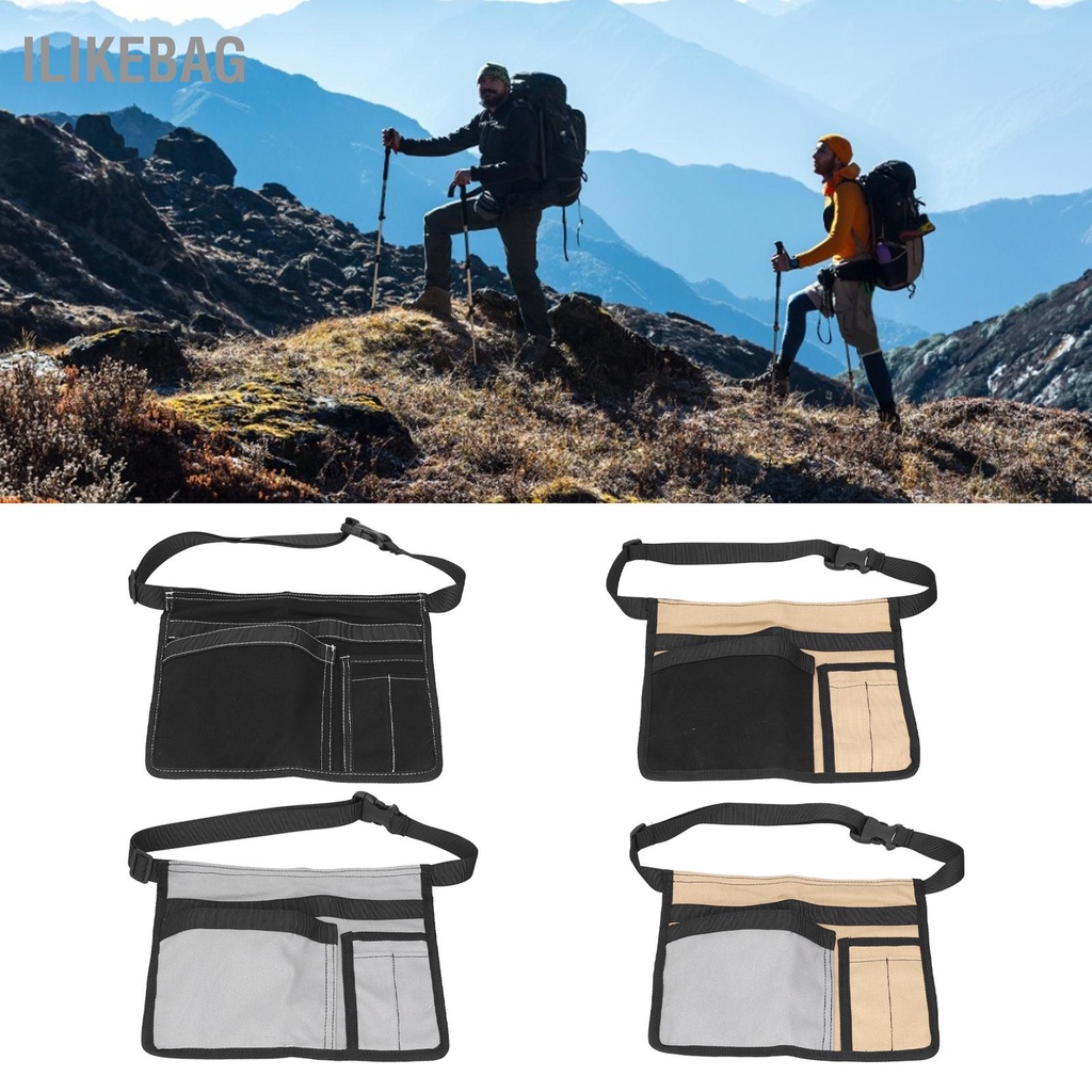 Ilikebag Túi đựng dụng cụ treo thắt lưng đơn phương Vải Oxford có thể điều chỉnh Công tổ chức cho vườn