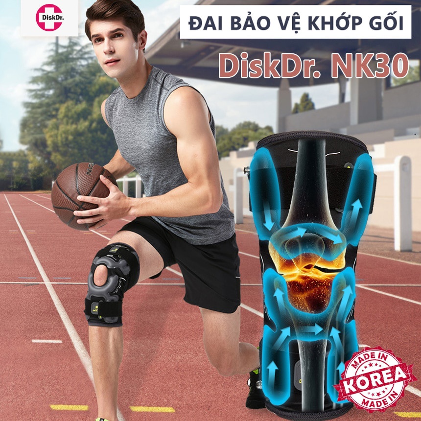 Đai bảo vệ khớp gối DiskDr NK30 ytehanoi-Y TẾ HÀ NỘI