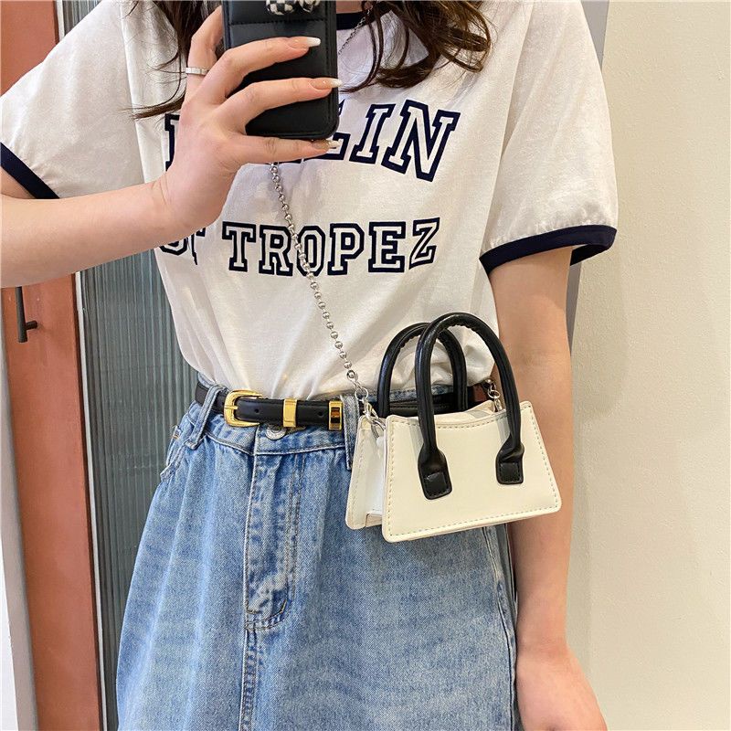 Túi Đeo Chéo Mini Hình Vuông Nhiều Màu Sắc Đa Năng Thời Trang Mùa Hè Cho Nữ