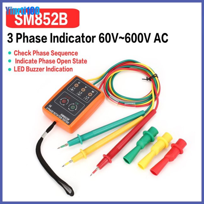 Thiết Bị Kiểm Tra Tín Hiệu Âm Thanh 3 Pha Sm852b 60vxefxbdx9e600v