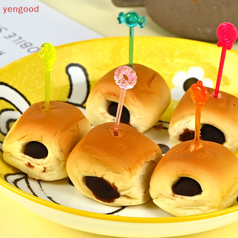 Bộ 10 / 20 Nĩa Ăn Trái Cây Hình Động Vật Mini Xinh Xắn