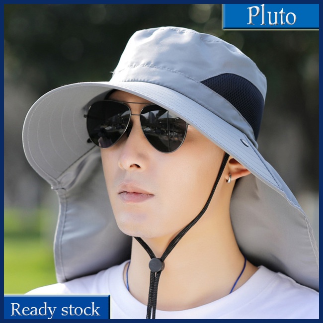 Mũ Câu Cá Chống Nắng Mùa Hè Có Quạt Lưới Thoáng Khí Bảo Vệ Cổ Và Mặt Mới Cho Nam Khi Đi Câu Cá Leo Núi