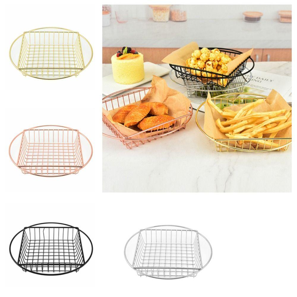 Giỏ Lưới Thép Carbon Đựng Khoai Tây Chiên Có Thể Tái Sử Dụng Cho Nhà Bếp