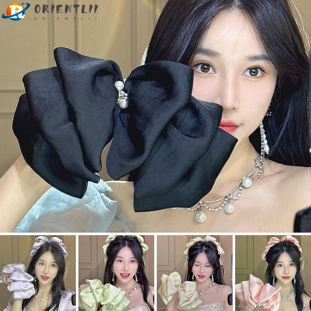 Kẹp Tóc Hình Nơ Lớn Dành Cho Nữ