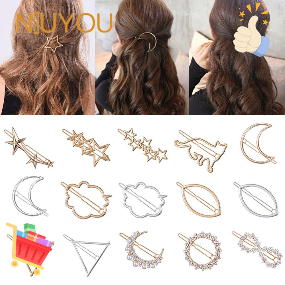 Kẹp Tóc Kim Loại Thời Trang Cho Nữ