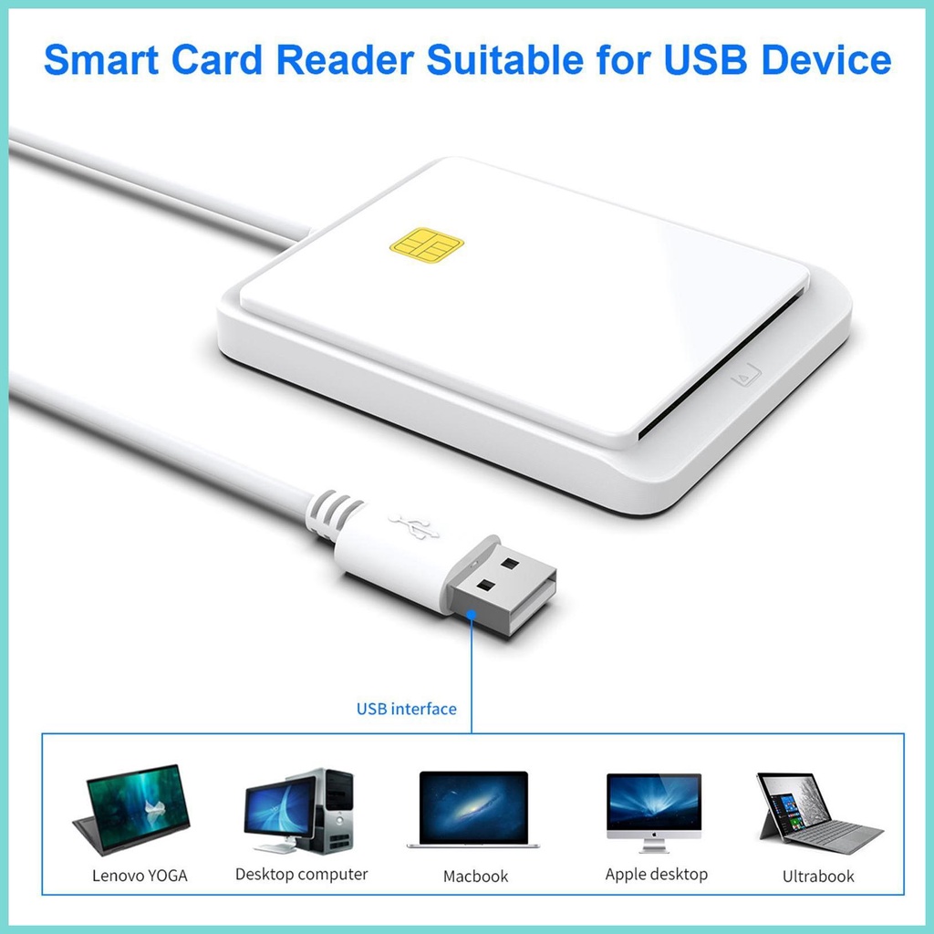 Đầu Đọc Thẻ Thông Minh USB CAC Đa Năng Cho Online servn