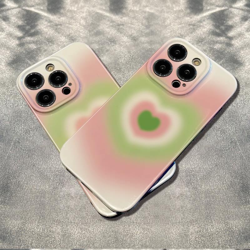 Ốp Điện Thoại Màu Xanh Lá Chống Sốc Đơn Giản Cho Iphone1214pro13 78 6In plus max FZDP