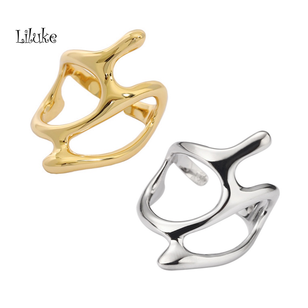 Nhẫn Hợp Kim Kiểu Dáng Hình Học Độc Đáo Thời Trang Cho Nữ