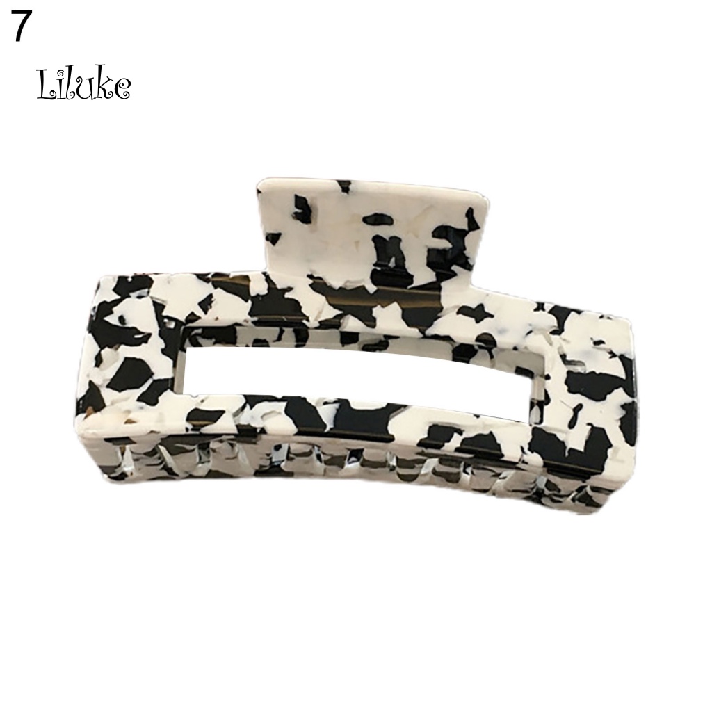 Kẹp Tóc Hợp Kim Màu Trơn Kiểu Dáng Retro Thời Trang Cho Nữ