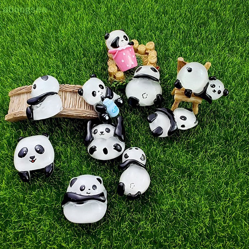 Set 5 Phụ Kiện Làm Trang Sức DIY Hình Gấu Trúc Thời Trang