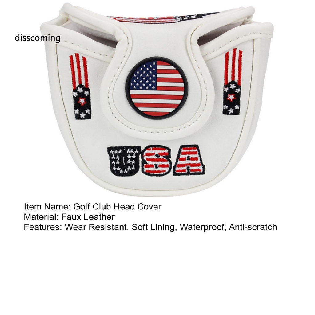 Băng Đô SL SL SL SL| Vỏ Bọc Đầu Gậy Đánh Golf Bằng Da Giả Mềm Khóa Từ Tính Chống Nước Chống Bụi