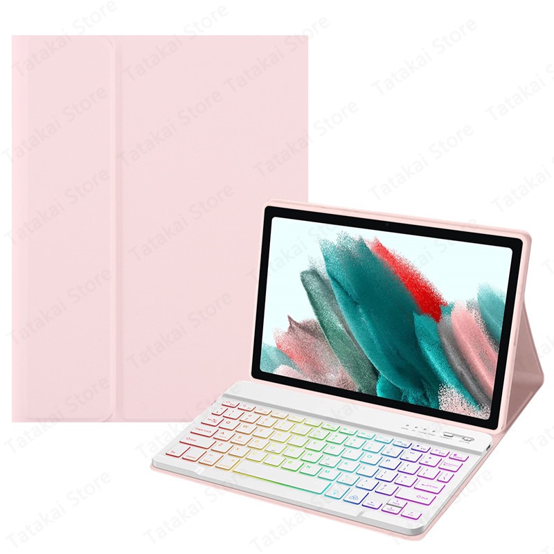Ốp Máy Tính Bảng Có Bàn Phím Màu Cầu Vồng Cho Xiaomi Pad 6 Teclado Capa Xiaomi Pad 6 Pro Mi Pad 6 11 inch