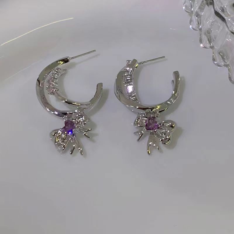 Bông Tai Đính Nơ Sang Trọng Thời Trang 2023