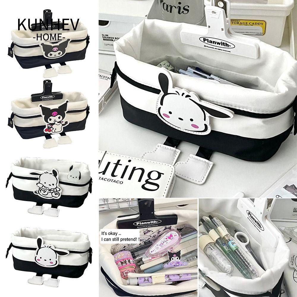 KUNHEV Mẫu Đơn Túi Đựng Bút Sáng Tạo Hình Chó Pacha Sức Chứa Lớn Sắp Xếp Gọn Gàng Làm Quà Cho Học Sinh