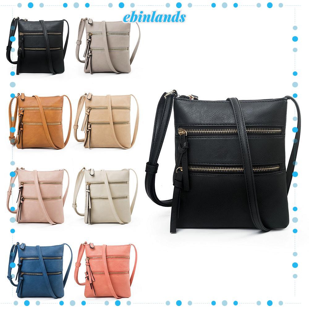 Túi Đeo Chéo Nhiều Ngăn Đa Năng Phong Cách Châu Âu Cổ Điển Cho Nữ