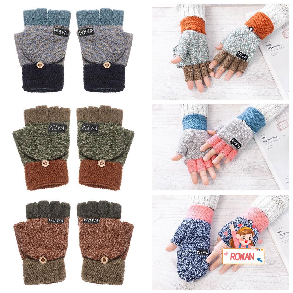 Găng Tay Len Hở Ngón Dày Dặn Thời Trang Cho Nam Và Nữ