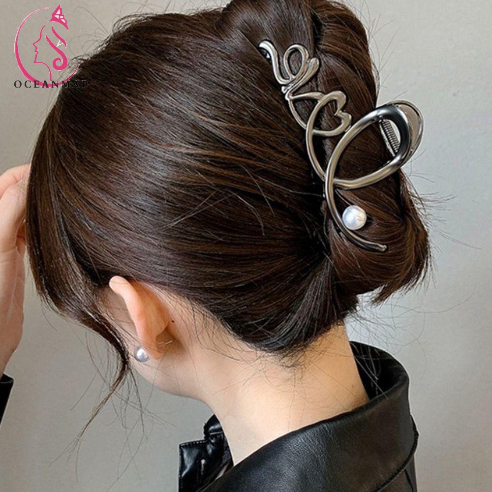 Kẹp Tóc Càng Cua Họa Tiết Cá Mập Phong Cách Retro Cá Tính Dành Cho Nữ