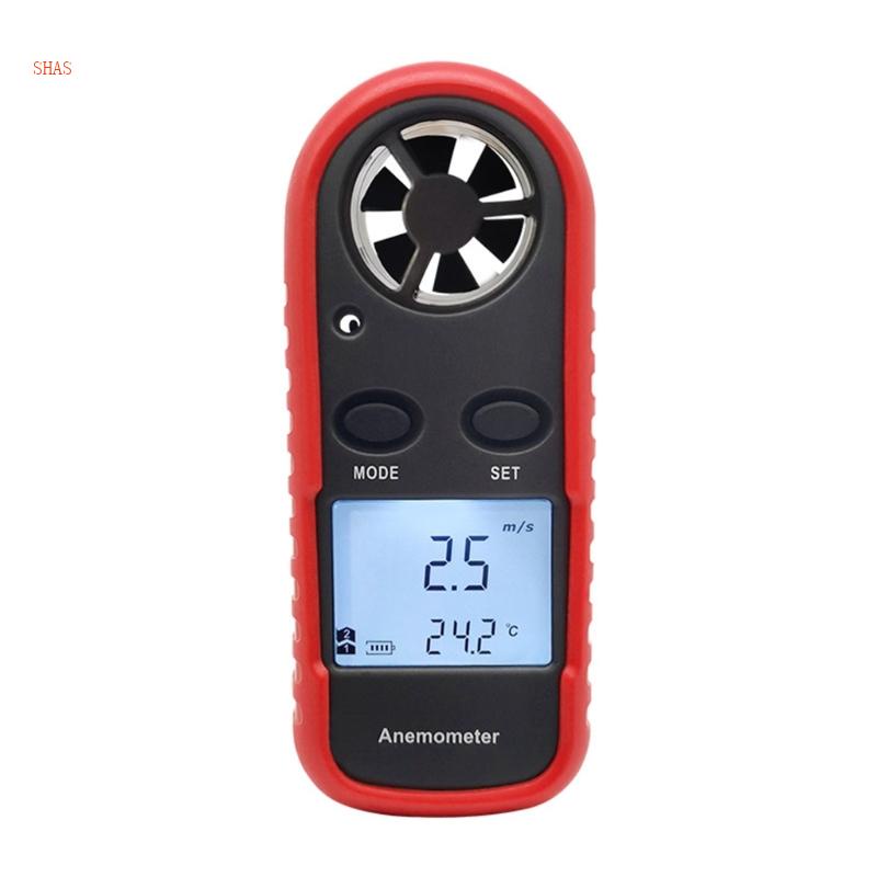 Máy Đo Tốc Độ Gió Kỹ Thuật Số Cầm Tay Kèm Ba