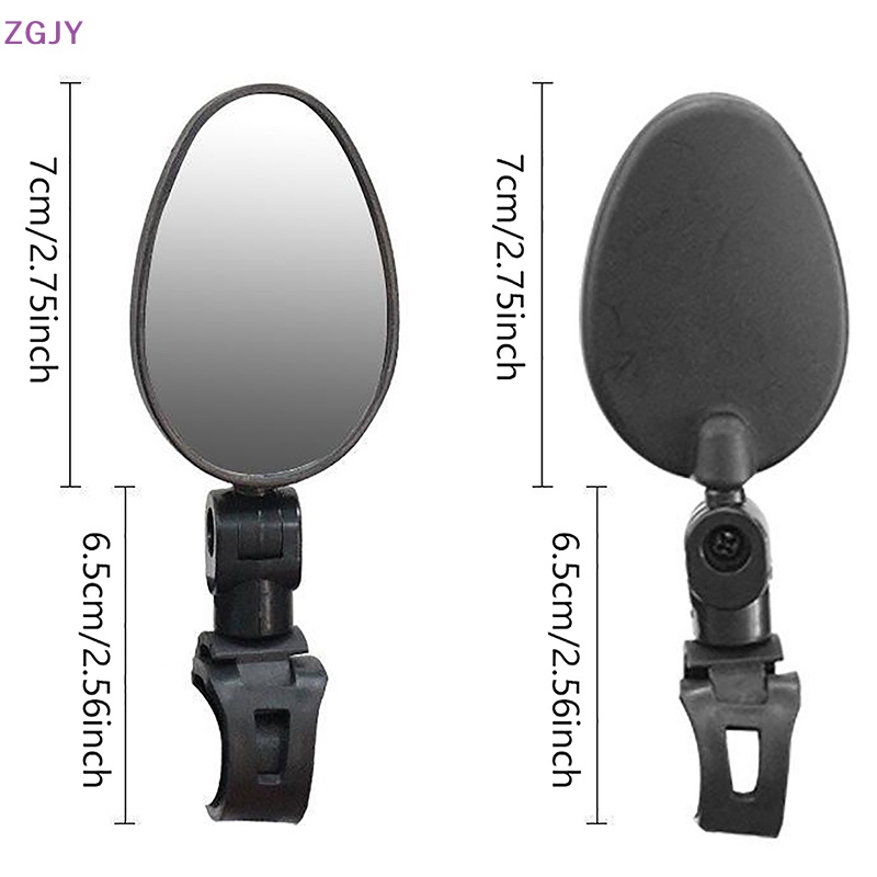 Gương Chiếu Hậu Góc Rộng Xoay 360 Độ Gắn Tay Lái Xe Đạp / Mô Tô Mới