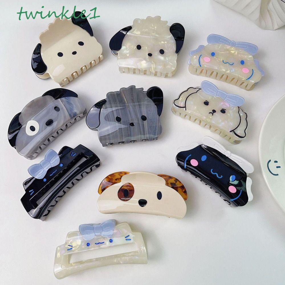 TWINKLE Kẹp Tóc Đính Nơ Họa Tiết Hoạt Hình Phong Cách Hàn Quốc Cho Bé Gái