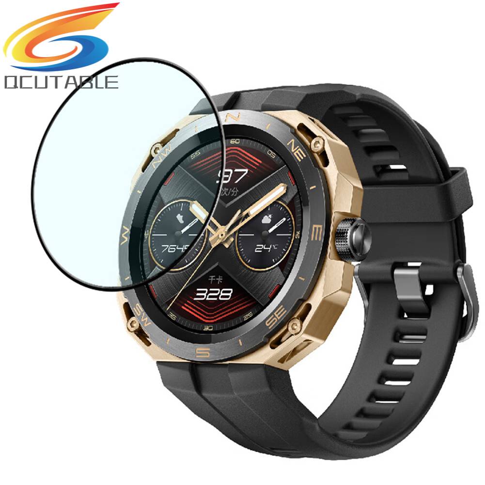 Miếng Dán Bảo Vệ Màn Hình Cong 3D Cho Đồng Hồ Huawei Watch GT Cyber