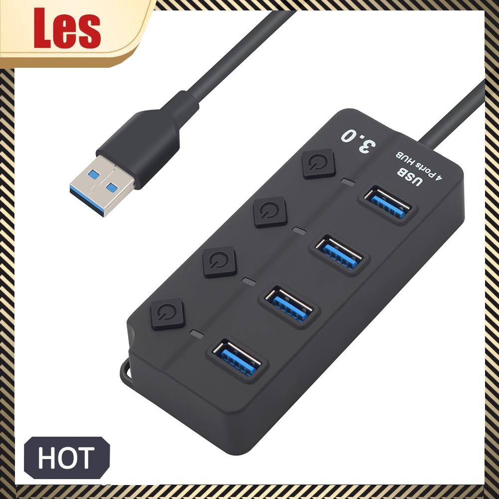 Bộ Chia Cổng USB 3.0 Kèm Công Tắc Nguồn Cho Máy Tính