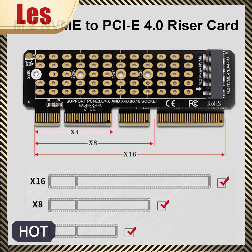 Card Mở Rộng PCI-E M.2 NVME Sang PCI-E 4.0 X4 X4 / X8 / X16 M
