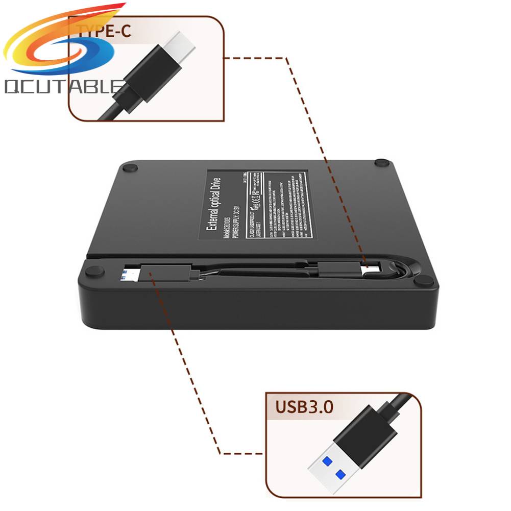Ổ Đĩa USB 3.0 Và Type-C DVD RW CD Cho Laptop PC