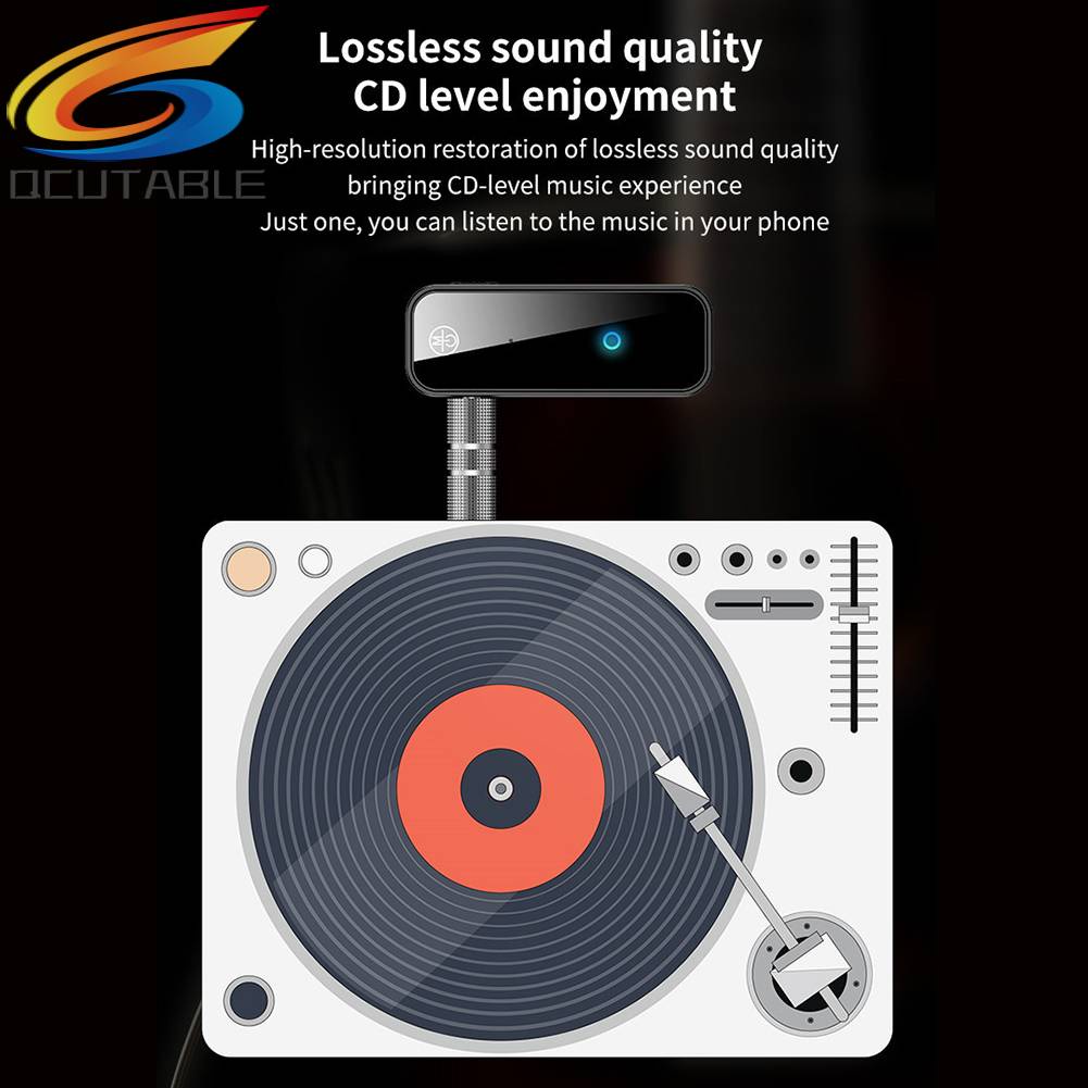 Thiết Bị Truyền Nhận Tín Hiệu Bluetooth 5.0 Jack 3.5mm Cho Xe Ô Tô