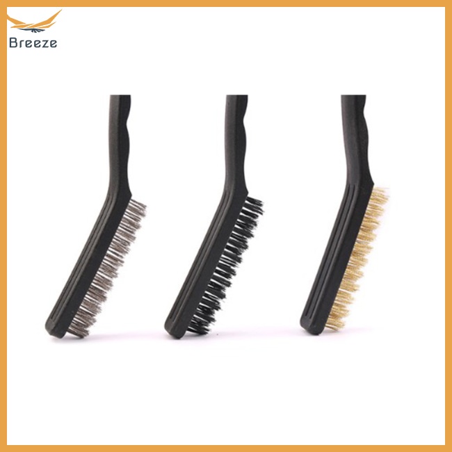 Bàn Chải Sợi Nylon Cán Inox 9-inch Làm Sạch Chuyên Dụng