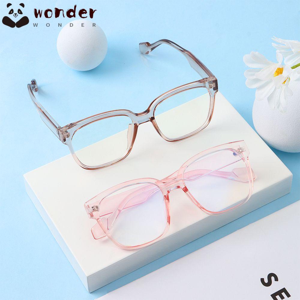 WONDER Kính Mát Chống Bức Xạ Và Mệt Mỏi Phong Cách Vintage Thời Trang