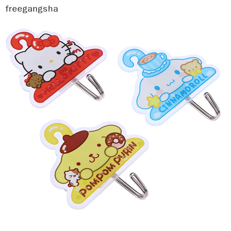 [FREG] Nhân Vật Hoạt Hình Kuromi Cinnamonroll Pochacco Phòng Tắm Không Đục Lỗ FDH