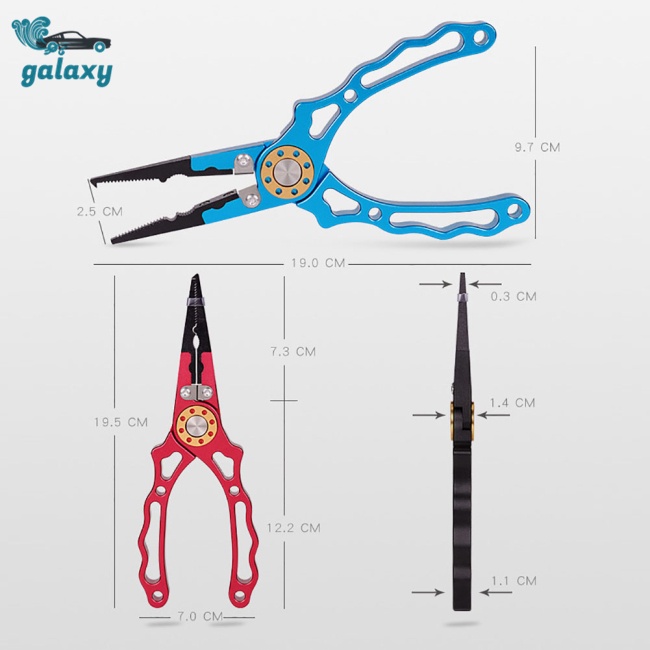 Galaxy Kìm Kẹp Gỡ Lưỡi Câu Cá Đa Năng Tiện Dụng