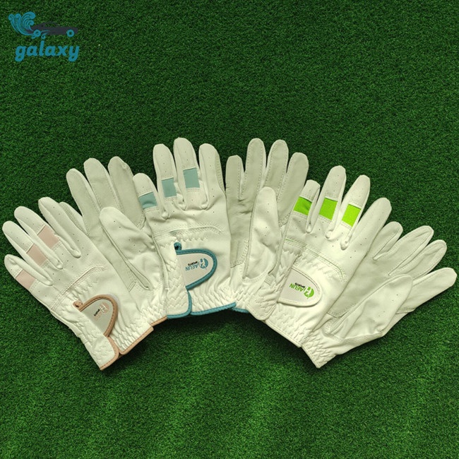 Galaxy 1 Đôi Găng Tay Chơi Golf Có Dây Thun Co Giãn Chống Mài Mòn Thoải Mái Dành Cho Bé Trai Bé Gái