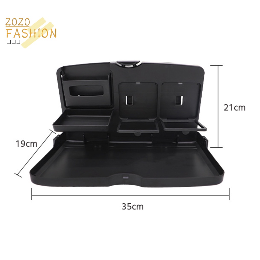 Khay Đựng Đồ Dùng Gắn Lưng Ghế Xe Hơi Chống Mài Mòn Tiện Dụng