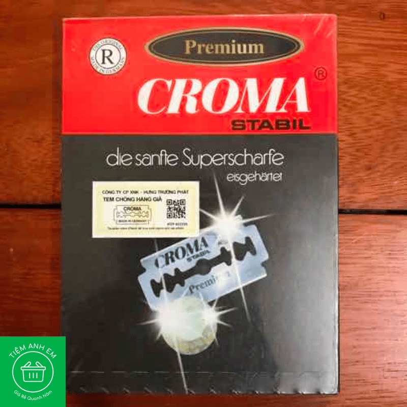 Lưỡi cạo râu Croma Stabil Premium hộp 10 cái