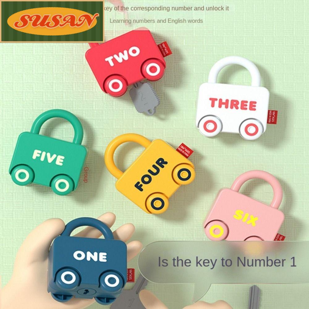 SUSANS Đồ Chơi Xe Hơi Kèm Chìa Khóa Giáo Dục Theo Phương Tiện Montessori