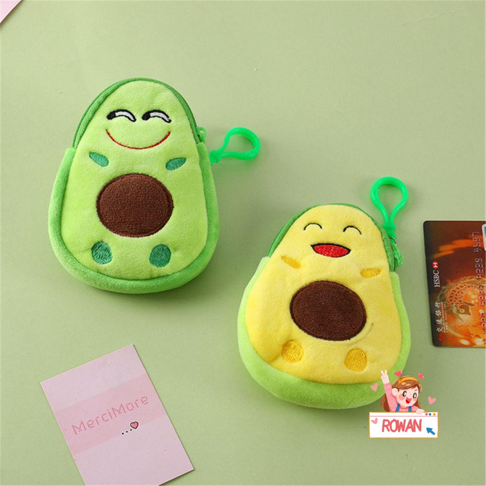 ROWANS Ví Đựng Tiền Mini Bằng Lông Nhung Mềm Mại Xinh Xắn Dành Cho Nữ