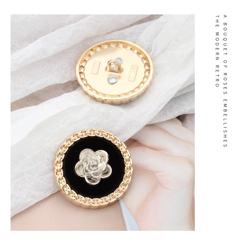 5 Nút Áo Hình Hoa Trà 20 / 25MM