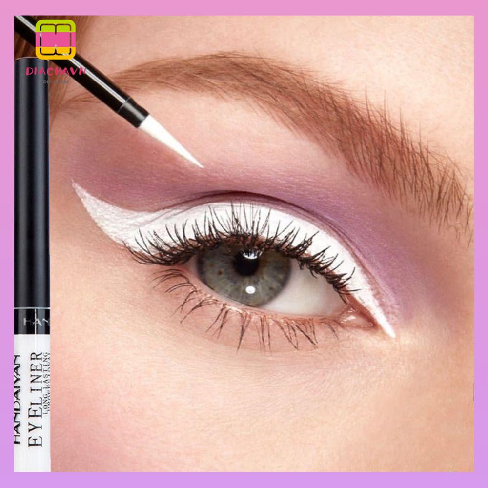 Bút Kẻ Mắt Dạng Lỏng Siêu Mỏng Lâu Trôi Chống Thấm Nước Nhanh Khô Màu Xanh Dương Phong Cách Hàn Quốc