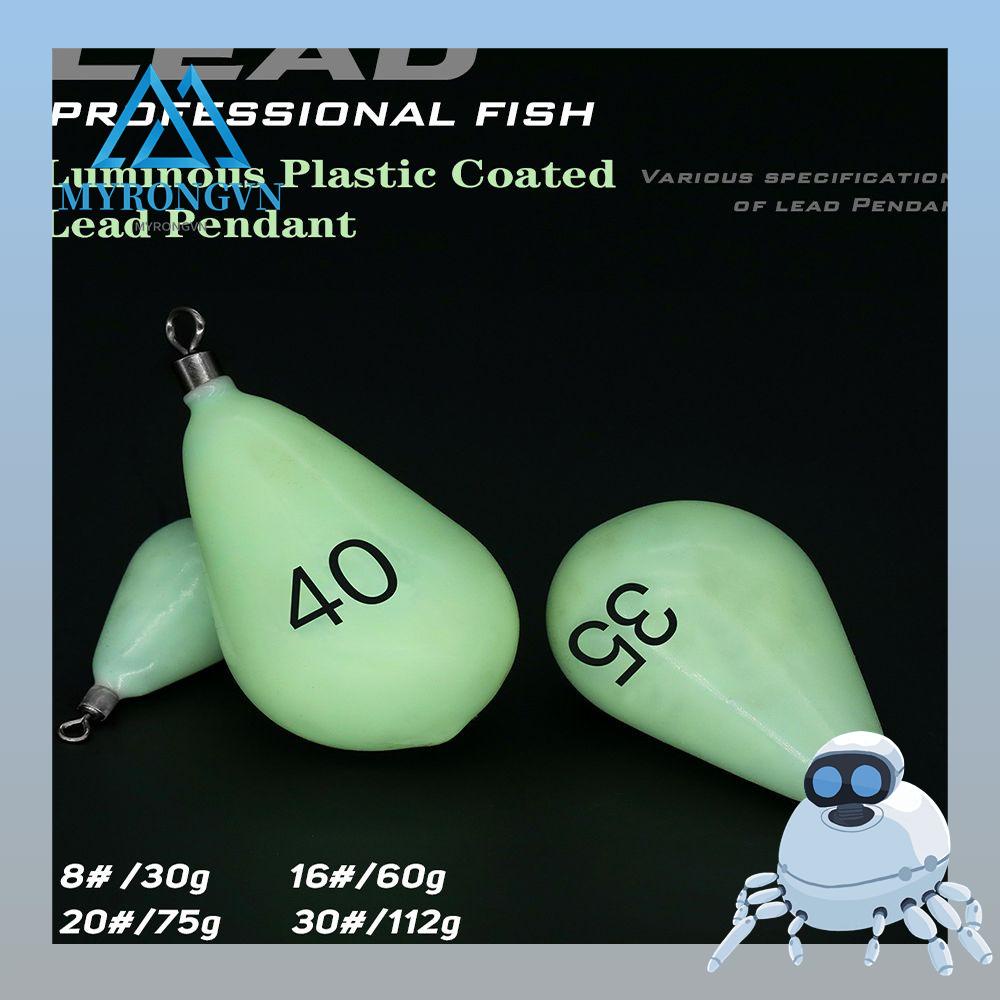 MYRONGVN Móc Câu Cá Bằng Nhựa 30g - 150g Phát Sáng Chuyên Dụng