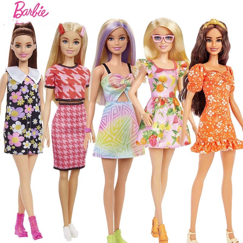Búp Bê barbie Mặc Đầm Thời Trang  Búp Bê barbie Công Chúa barbie Mặc Váy Đơn Phù Hợp Làm Quà Sinh Nhật olor