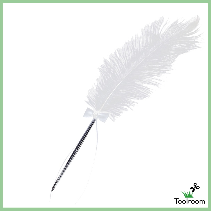 Bút Máy Màu Trắng Đính Đá Và Nơ Xinh Xắn