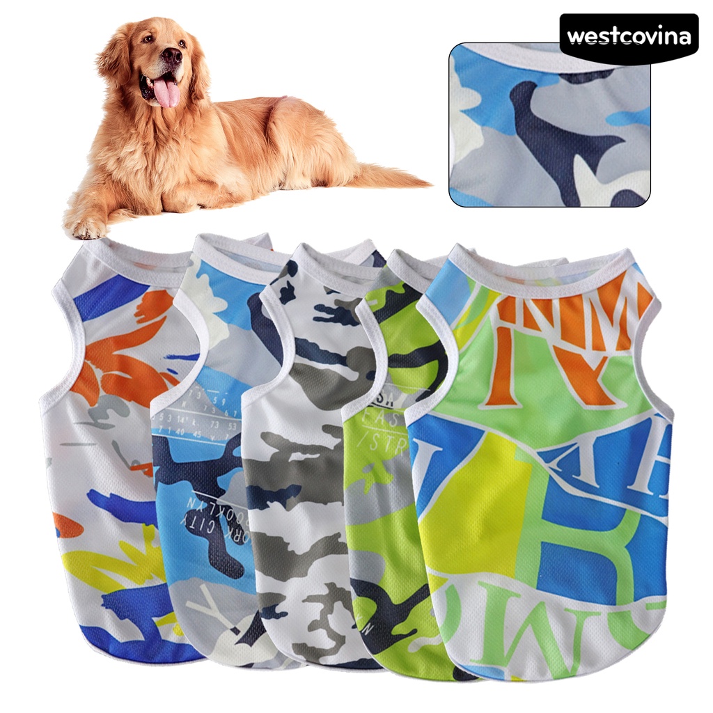 [COD]♞Áo Thun Không Tay HọA TiếT RằN Ri Cho Thú Cưng