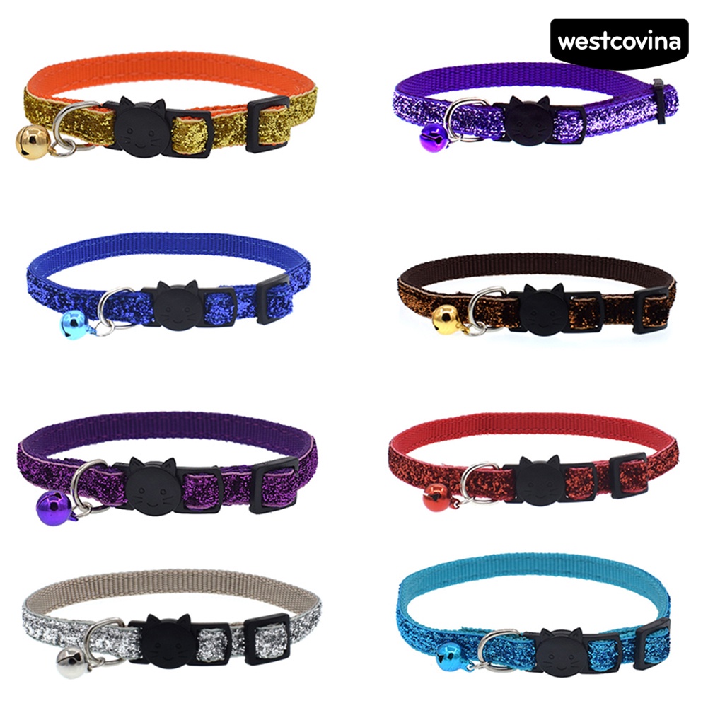 [COD]♞Vòng Cổ Thời Trang Có Chuông Và Khóa An Toàn Cho Mèo Cưng